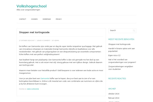 volkshogeschool.nl site used Prana