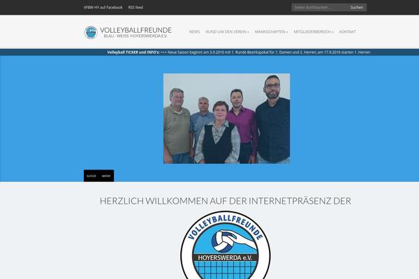 Django theme site design template sample