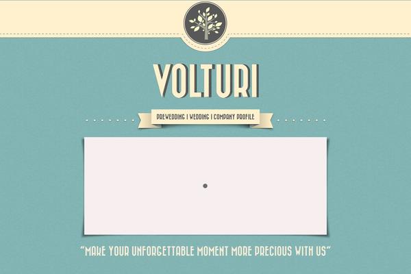 Retro theme site design template sample