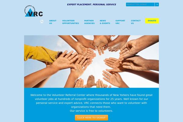 volunteer-referral.com site used Vrc