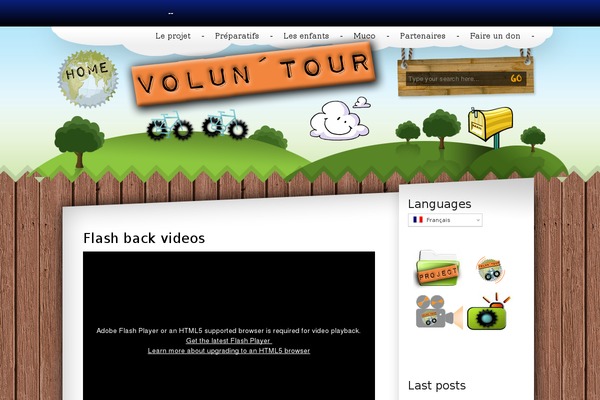 Nature theme site design template sample
