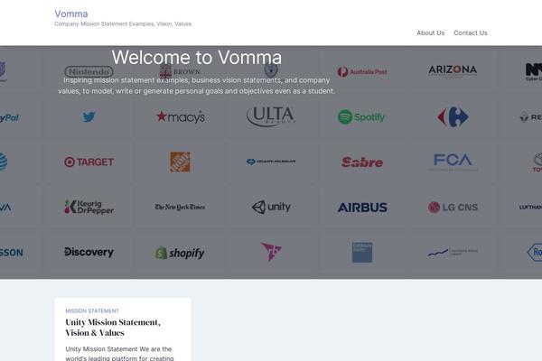 vomma.org site used Bloggrid