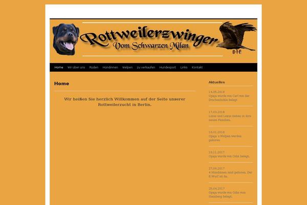 Twenty Ten theme site design template sample