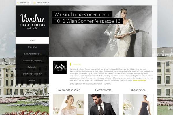 Vertikal theme site design template sample