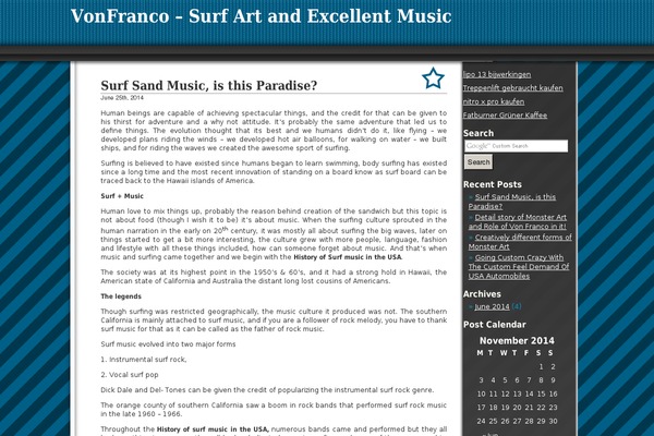 Web 2.0 theme site design template sample
