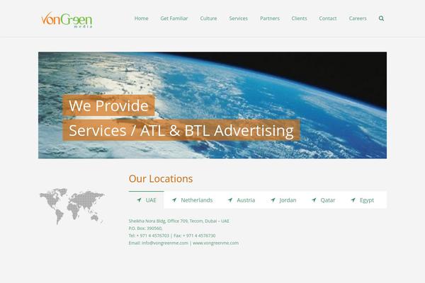 Impreza theme site design template sample