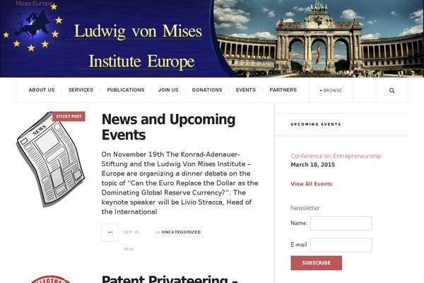 JustWrite theme site design template sample
