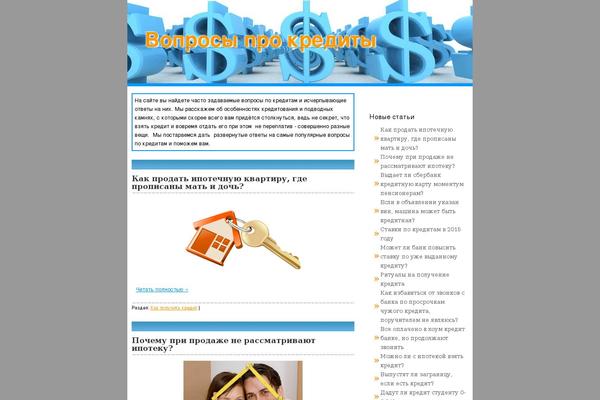 voprosy-pro-kredity.ru site used Kredit