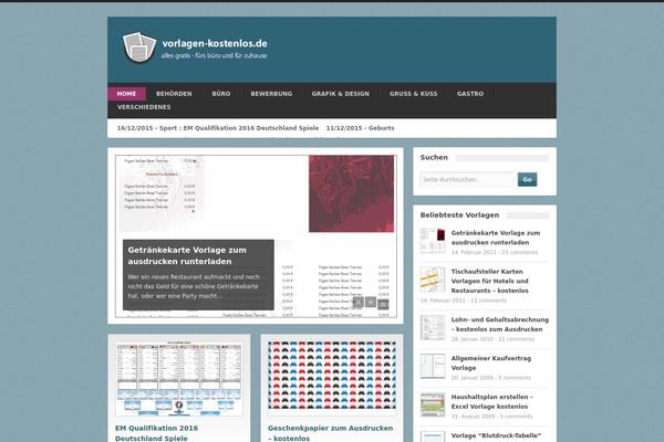 Confidence theme site design template sample