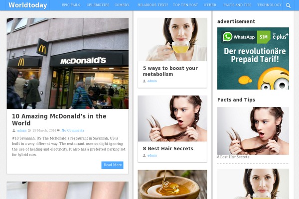 Pinstagram theme site design template sample