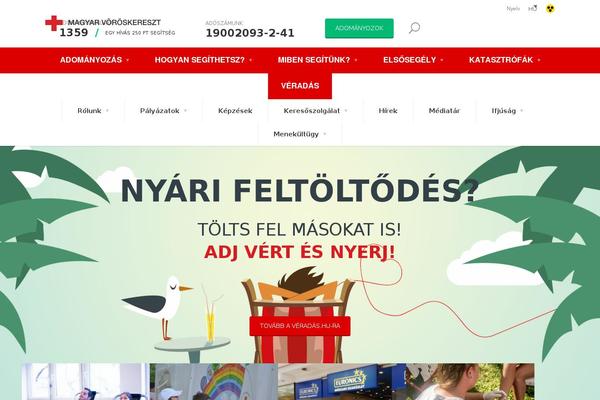 voroskereszt.hu site used Redx