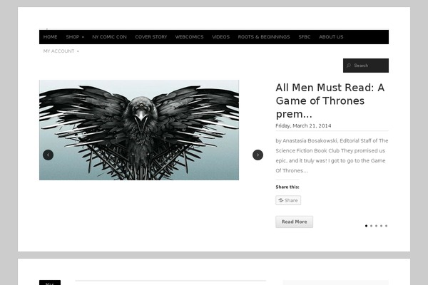 Organic Magazine theme site design template sample