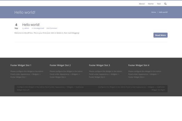 ThemeTastic theme site design template sample