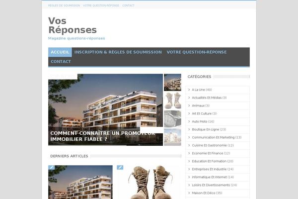 CNEWS theme site design template sample