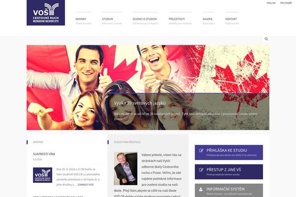 Buntington theme site design template sample