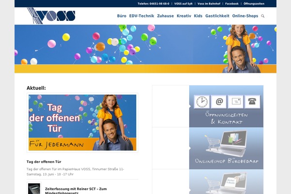 Site using Otw-blog-manager plugin
