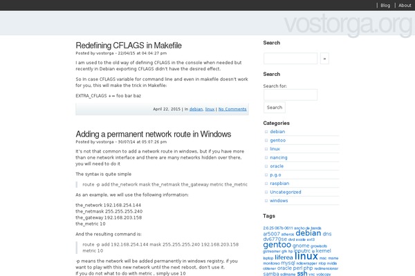 vostorga.org site used Gimpstyle