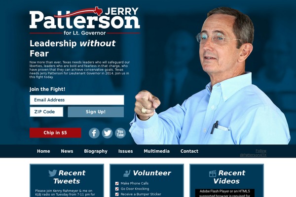 Patterson theme site design template sample