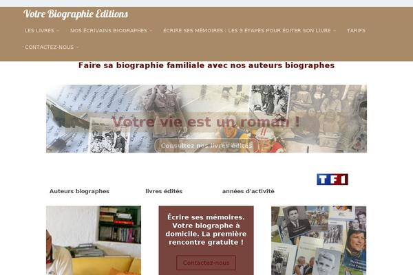 Extra-child theme site design template sample