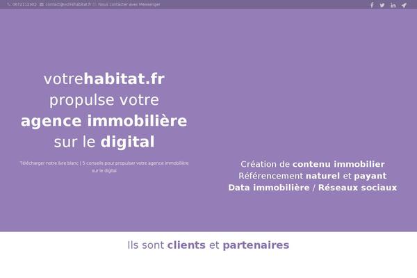 Impreza theme site design template sample