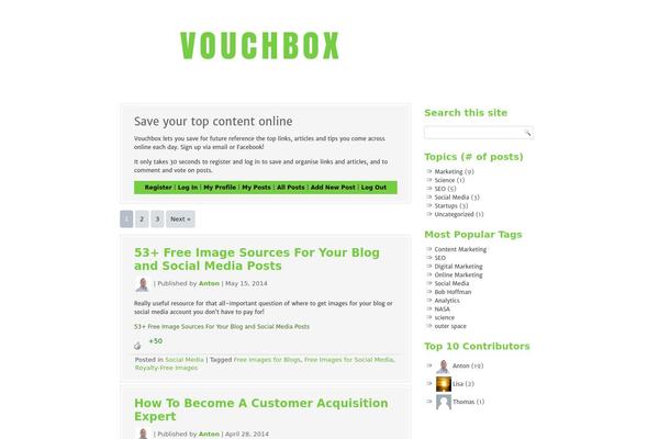 Site using Frontier Post plugin