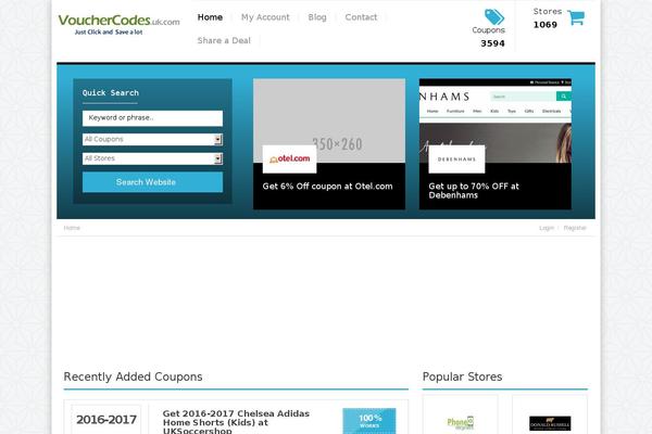 Cp theme site design template sample