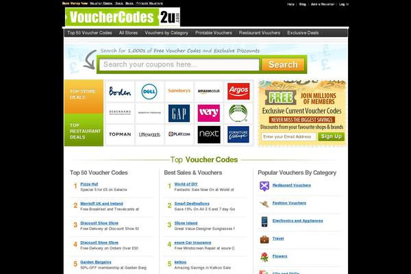 Couponpress theme site design template sample
