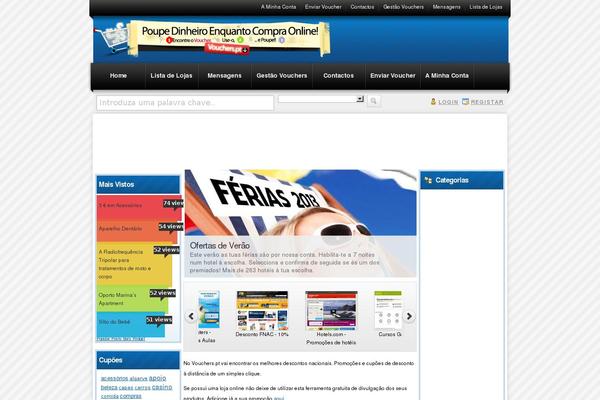 Site using Arscode-social-slider plugin