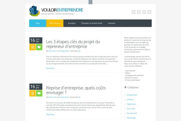 Increase theme site design template sample