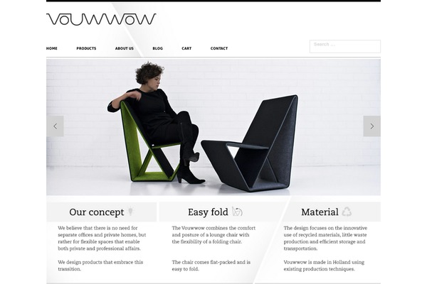 vouwwow.nl site used Koorsi