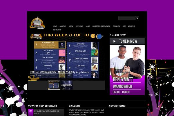 Onair2 theme site design template sample