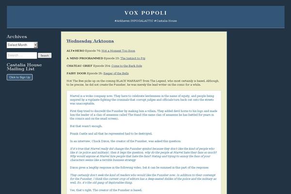 Site using Autoptimize plugin