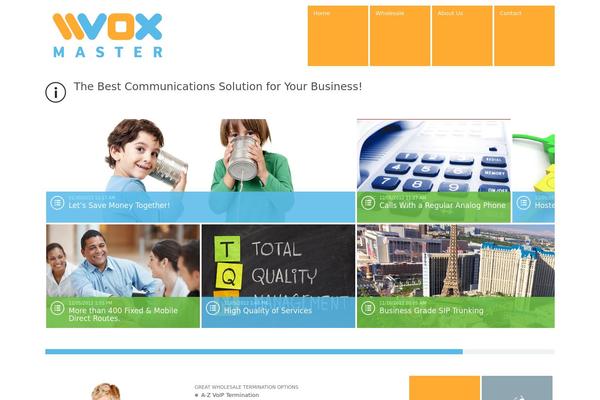One Touch theme site design template sample