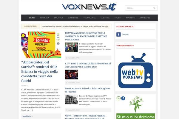 Tribune theme site design template sample
