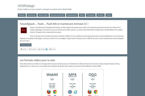 Parabola theme site design template sample