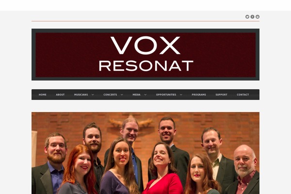 voxresonat.com site used Radio Station