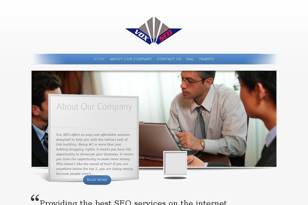 SimplePress theme site design template sample