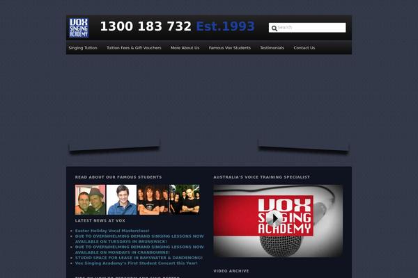 voxsingingacademy.com.au site used Vsa