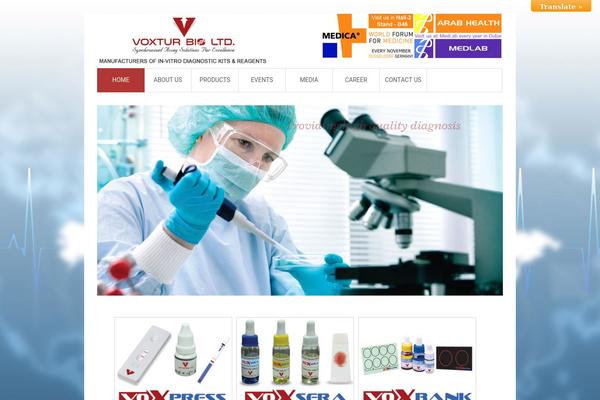 MediCure theme site design template sample