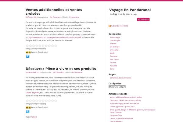 QuickChic theme site design template sample