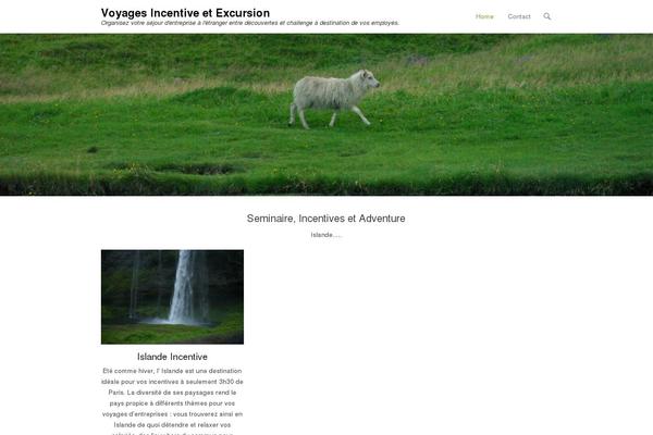 Adventurous theme site design template sample