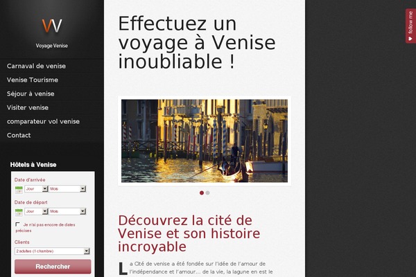voyage-venise.fr site used Ofolio