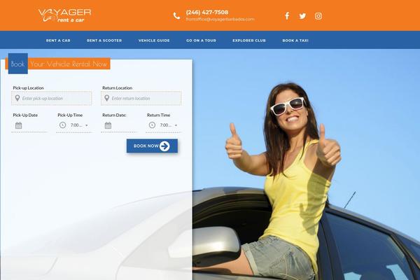 voyagerbarbados.com site used Voyager