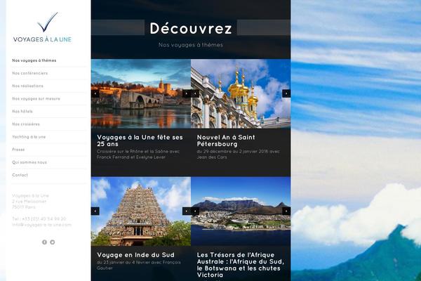 voyages-a-la-une.com site used Incidental