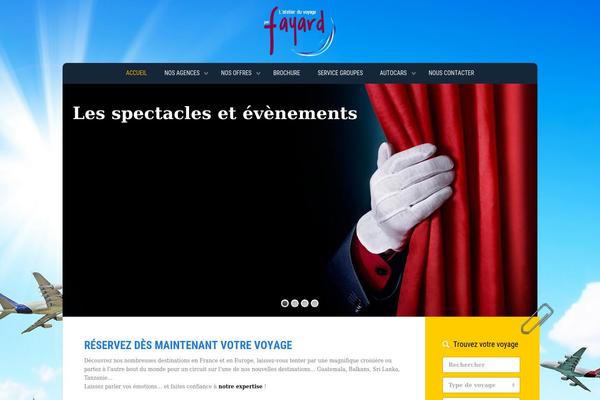 Tour Operator theme site design template sample