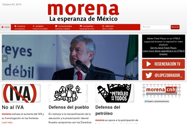voyconmorena.mx site used Motive