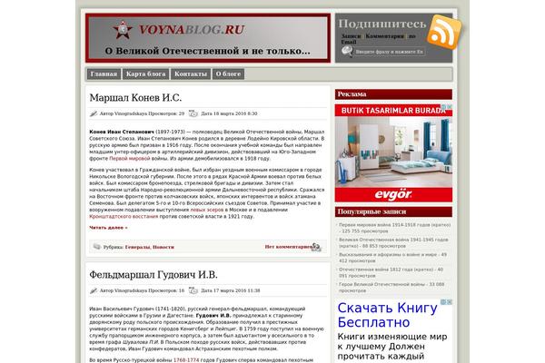 voynablog.ru site used ModXBlog
