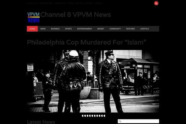 The Newswire theme site design template sample