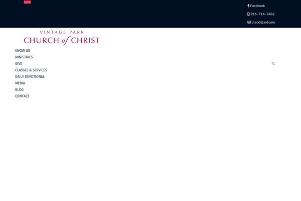 Church theme site design template sample