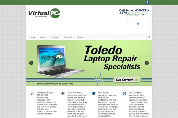 Modernize theme site design template sample